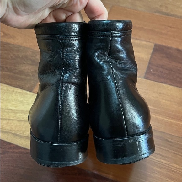 Enrico Bruno Black Leather Men\'s Boots Size 41 W Made in Italy